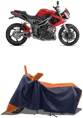 SUGASHRI Waterproof Two Wheeler Cover for DSK Benelli(TNT R, Orange, Blue)