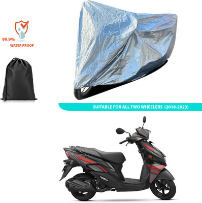 PAGORA Waterproof Two Wheeler Cover for Suzuki(Avenis 125, Silver)