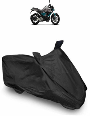 MADAFIYA Waterproof Two Wheeler Cover for Yamaha(FZ S V3.0 FI, Black)