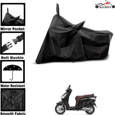 AASHTIK MART Two Wheeler Cover for Honda(Aviator, Black)