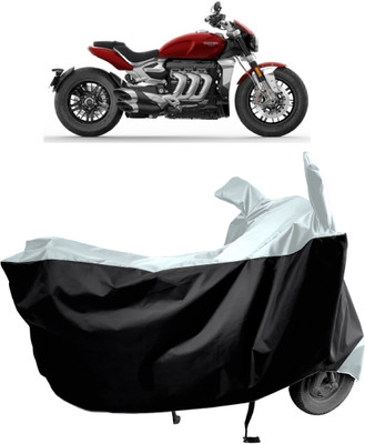 Amexride Two Wheeler Cover for Triumph(Rocket III, Multicolor)