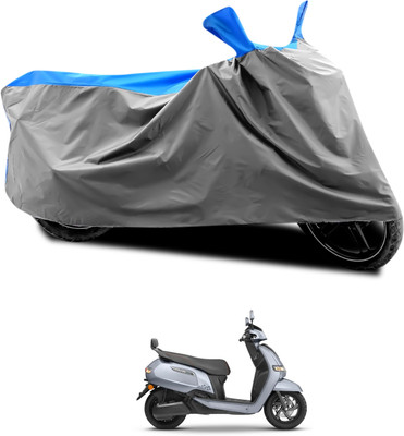 PAGORA Waterproof Two Wheeler Cover for TVS(iQube Electric, Grey, Blue)