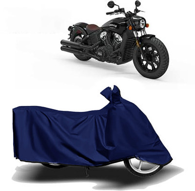 Matchup Waterproof Two Wheeler Cover for Indian(Scout, Blue)