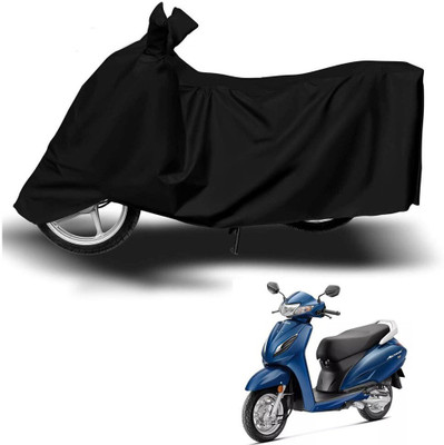 Aamaya Store Waterproof Two Wheeler Cover for Honda(Activa 125, Black)