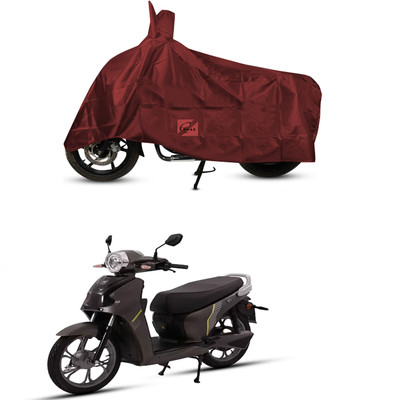 EGAL Waterproof Two Wheeler Cover for Bgauss(BS6, Maroon)