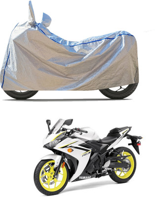 PAGORA Waterproof Two Wheeler Cover for Yamaha(YZF R3, Silver)