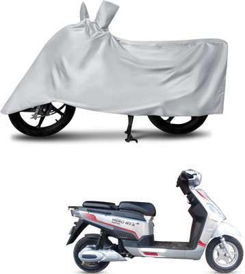 LICATOR Two Wheeler Cover for Hero(Electric NYX e5, Silver)