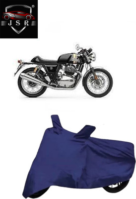 J S R Waterproof Two Wheeler Cover for Royal Enfield(Continental GT 650, Blue)