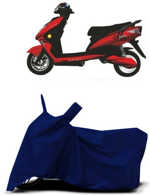 VESMEI Two Wheeler Cover for Kinetic(Zing, Blue)