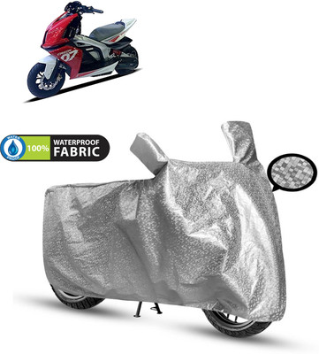 CODOKI Waterproof Two Wheeler Cover for TVS(Creon BS6, Silver)
