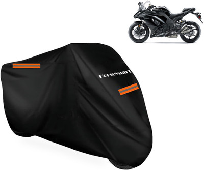 Horseyaart Waterproof Two Wheeler Cover for Kawasaki(Ninja 1000, Black)