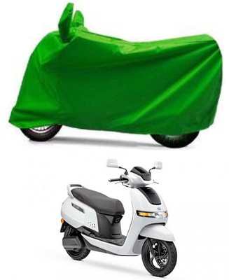 Furious3D Two Wheeler Cover for TVS(iQube, Green)