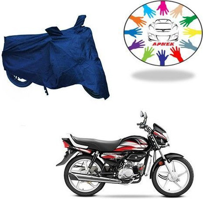 DeepShakshi AUTOMOTIVE Waterproof Two Wheeler Cover for Hero(CD deluxe, Blue)