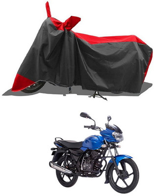 PAGORA Waterproof Two Wheeler Cover for Bajaj(Discover 100 DTS-i, Red, Black)