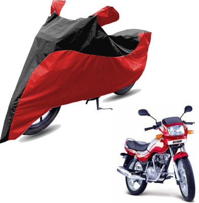 RiderShine Two Wheeler Cover for TVS(Victor Edge, Red, Black)
