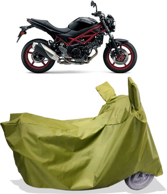 Amexride Two Wheeler Cover for Suzuki(SV650 BS6, Maroon)