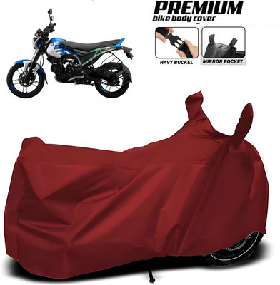 smwzxyu Waterproof Two Wheeler Cover for Bajaj(Maroon)