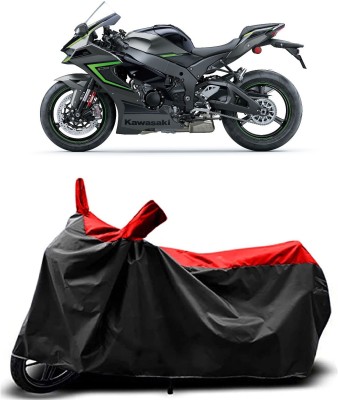 MMSSTAR Waterproof Two Wheeler Cover for Kawasaki(Ninja ZX-10R SE BS6, Red)