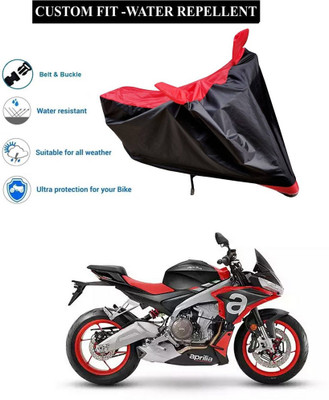 GOSHIV-car and bike accessories Waterproof Two Wheeler Cover for Aprilia(Red, Black)