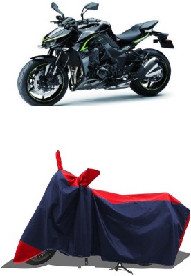 SUGASHRI Waterproof Two Wheeler Cover for Kawasaki(Z1000, Red, Blue)