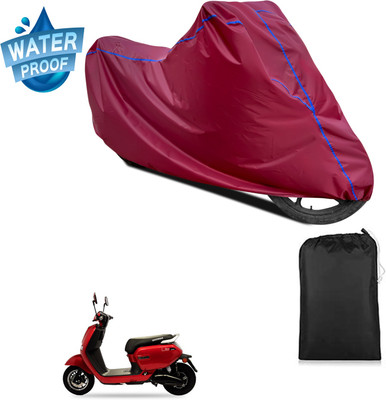 GOSHIV-car and bike accessories Waterproof Two Wheeler Cover for Okinawa(Lite, Maroon)