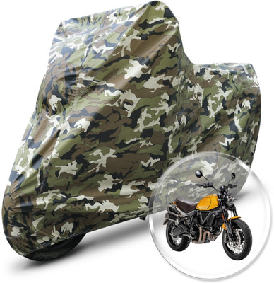 Neodrift Two Wheeler Cover for Ducati(Scrambler, Green)