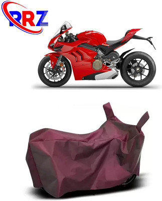 RRZ Waterproof Two Wheeler Cover for Ducati(Panigale, Maroon)