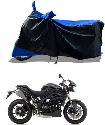 AESTRYD Two Wheeler Cover for Triumph(Speed Triple BS6, Blue)