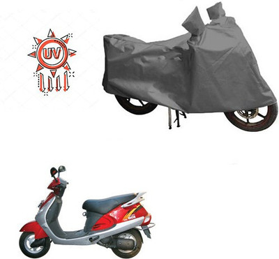 DeepShakshi AUTOMOTIVE Waterproof Two Wheeler Cover for Kinetic(Nova, Grey)