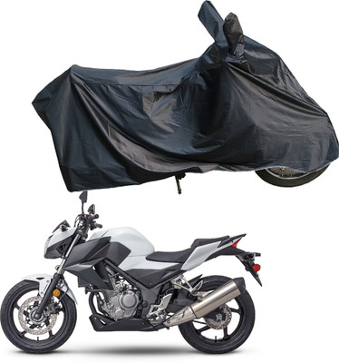 Motodreka Waterproof Two Wheeler Cover for Honda(CB300R, Black)