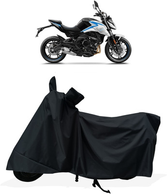 Tricway Two Wheeler Cover for CFMoto(400NK BS6, Black)