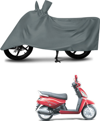 DeepShakshi AUTOMOTIVE Waterproof Two Wheeler Cover for Mahindra(Gusto 125, Grey)