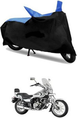 RAAMKM Two Wheeler Cover for Bajaj, Hero, Honda, KTM, KTM, TVS, Yamaha(Blue, Black)