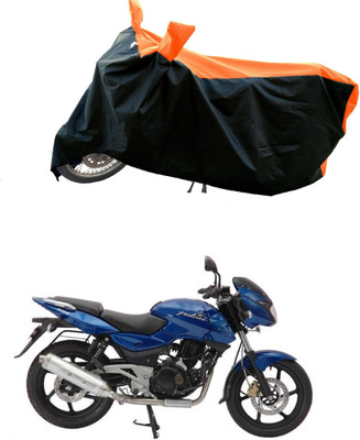 AESTRYD Two Wheeler Cover for Bajaj(Pulsar 220 DTS-i, Orange)