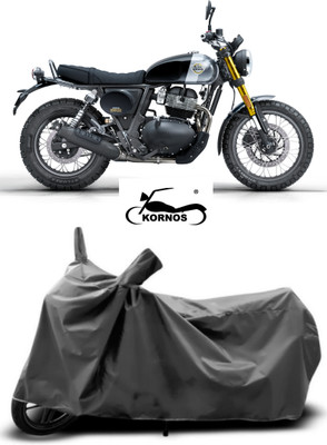 KORNOS Waterproof Two Wheeler Cover for Honda(CB350RS, Grey)