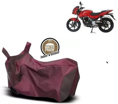 OliverX Waterproof Two Wheeler Cover for Bajaj(Pulsar 200 NS DTS-i, Maroon)