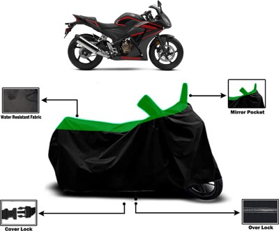 Amexride Two Wheeler Cover for Honda(CBR300R, Green)