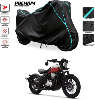 GOSHIV-car and bike accessories Waterproof Two Wheeler Cover for JAWA(Black)