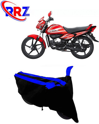 RRZ Waterproof Two Wheeler Cover for Hero(Splendor NXG, Black, Blue)