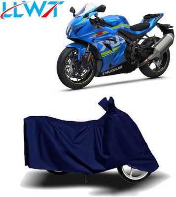 KPIND Waterproof Two Wheeler Cover for Suzuki(GSX R1000, Blue)