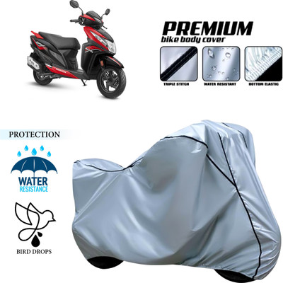 CODOKI Waterproof Two Wheeler Cover for Honda(Dio, Silver)
