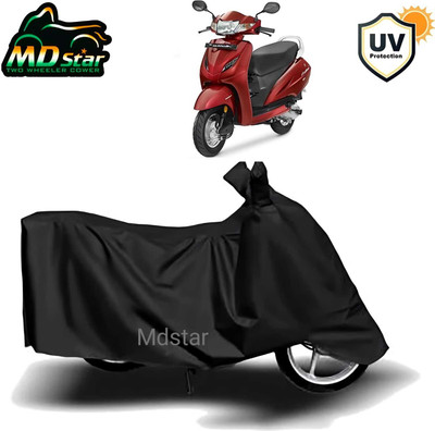 MMSSTAR Waterproof Two Wheeler Cover for Honda(Activa 4G, Black)