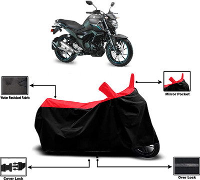 Amexride Two Wheeler Cover for Yamaha(FZ-S, Red)