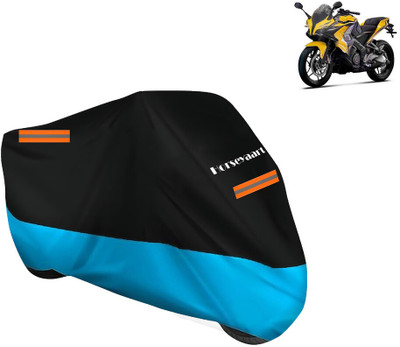 Horseyaart Waterproof Two Wheeler Cover for Bajaj(Pulsar SS400, Blue)