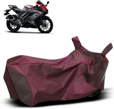 MWBB Waterproof Two Wheeler Cover for Yamaha(R15 s, Maroon)