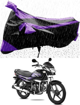 Furious3D Two Wheeler Cover for Hero(Super Splendor, Purple, Black)