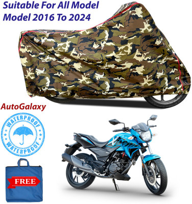 AutoGalaxy Waterproof Two Wheeler Cover for Royal Enfield(Bullet Electra Twinspark, Multicolor)