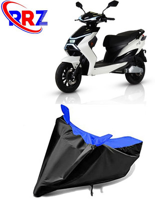 RRZ Waterproof Two Wheeler Cover for Electric Cruz(X1, Black, Blue)