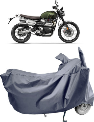Amexride Two Wheeler Cover for Triumph(Scrambler 1200, Grey)