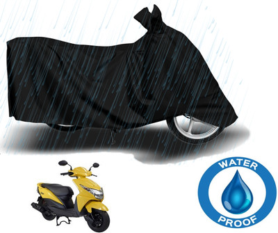 Autoinnovation Waterproof Two Wheeler Cover for Honda(Dio, Black)
